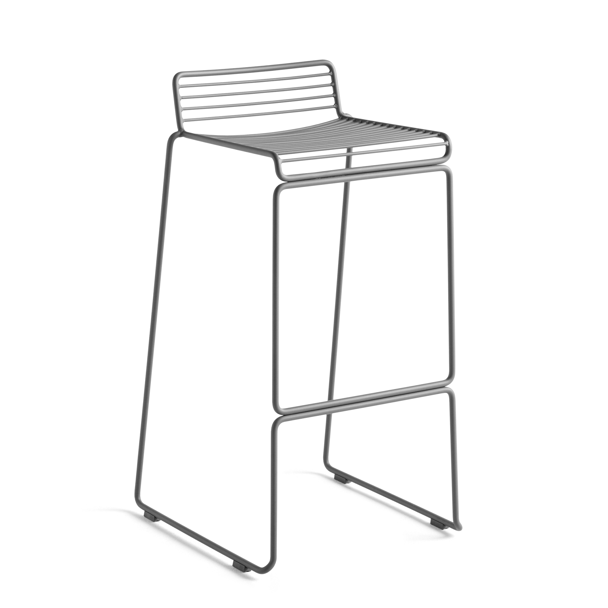Hee Bar Stool Tall / Grey by Hay - Clearance