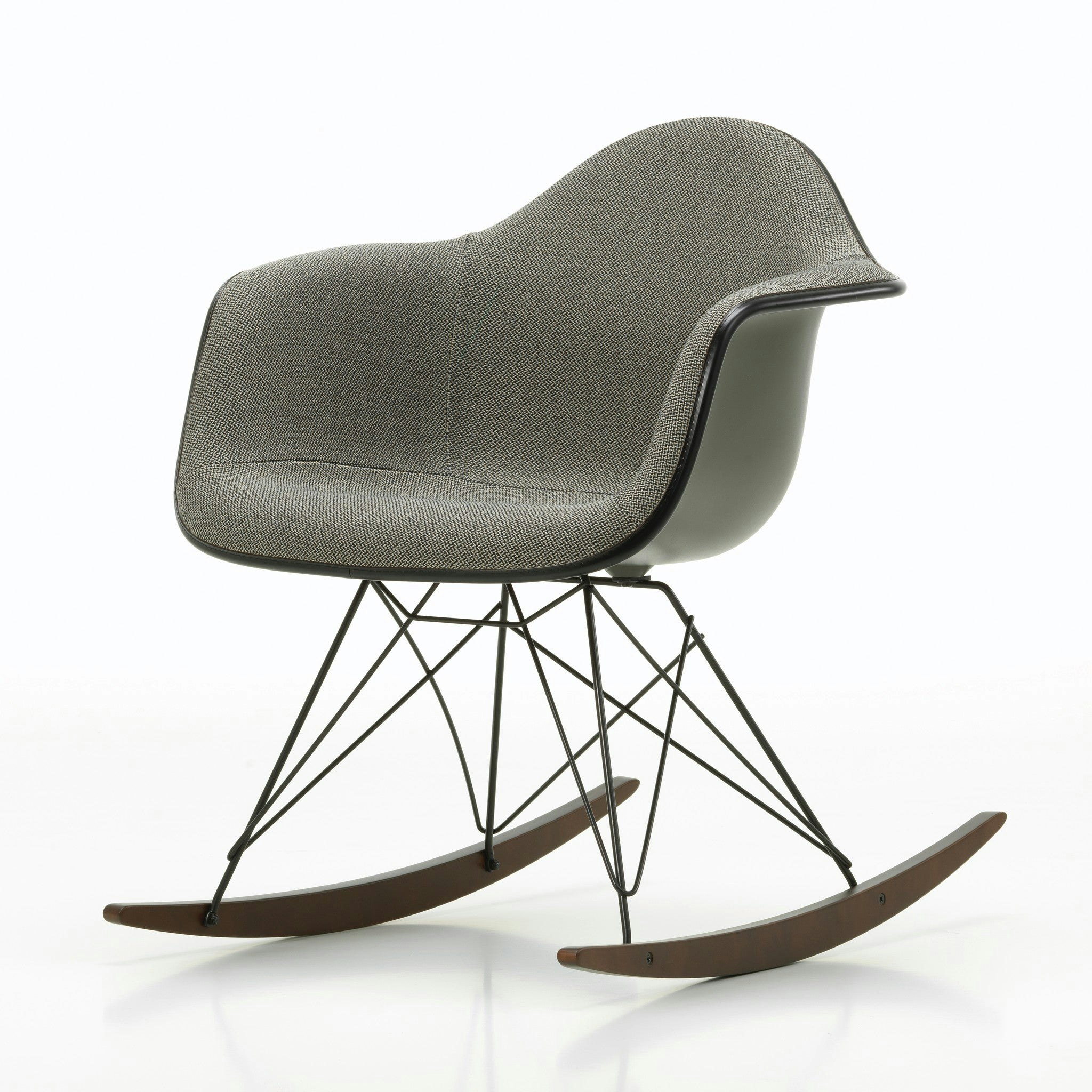 Eames Plastic Rocking Chair RAR Upholstered by Vitra