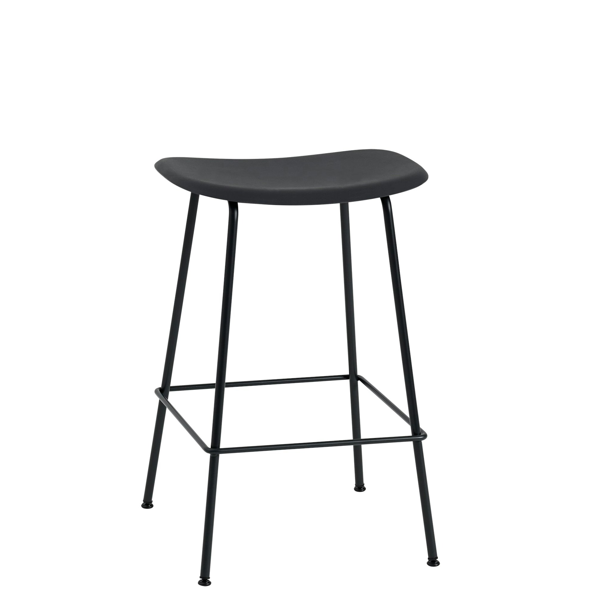 Fiber Bar Stool Tube Base by Muuto