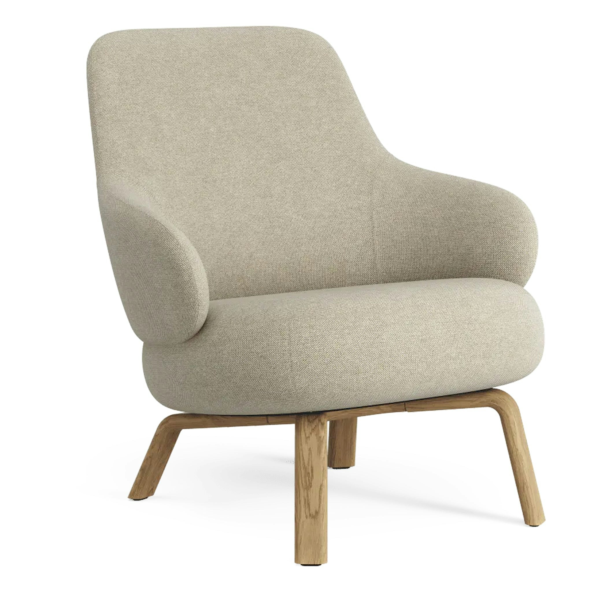 Pillo Chair with Wooden Base by Swedese