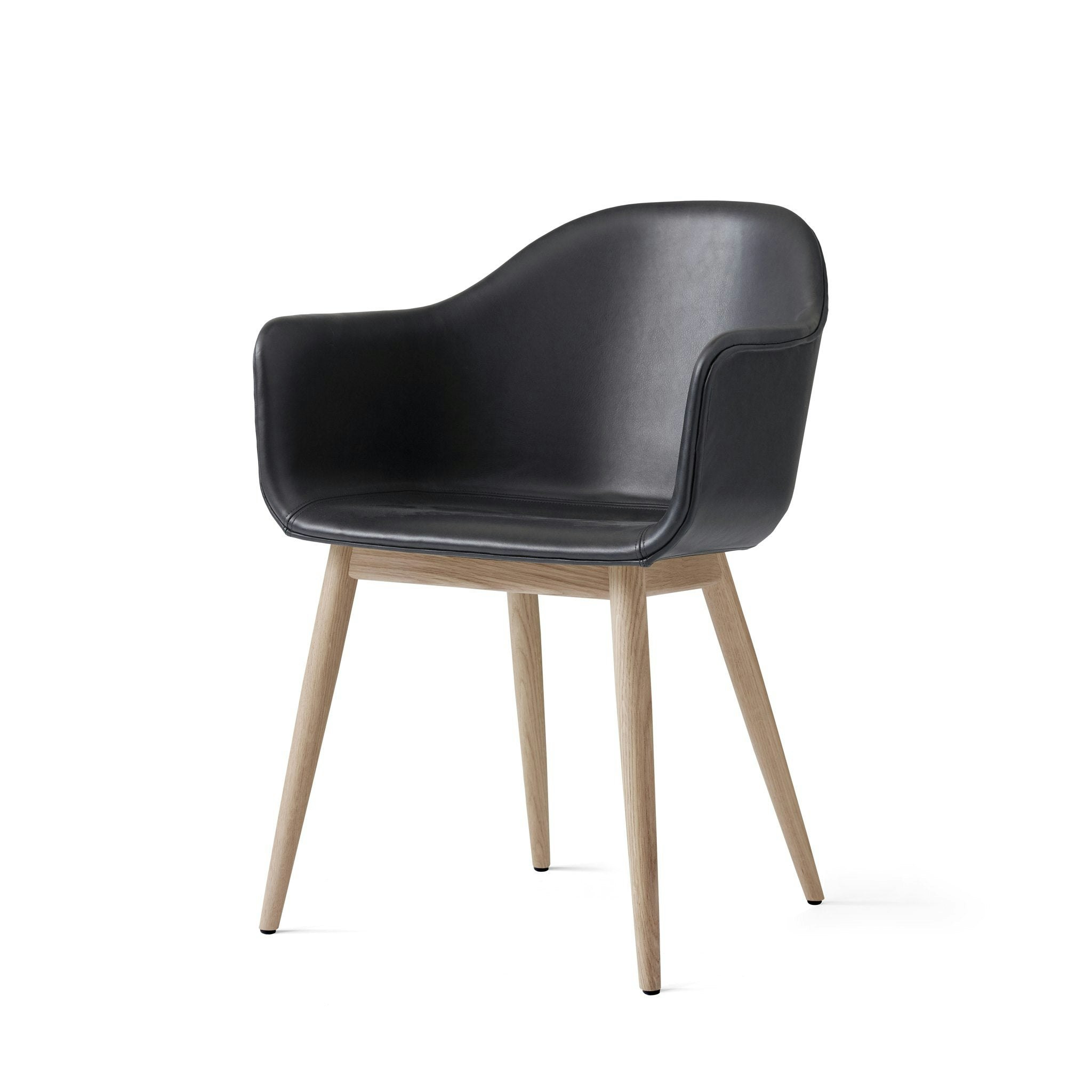 Harbour Chair Upholstered with Wood Base by Menu