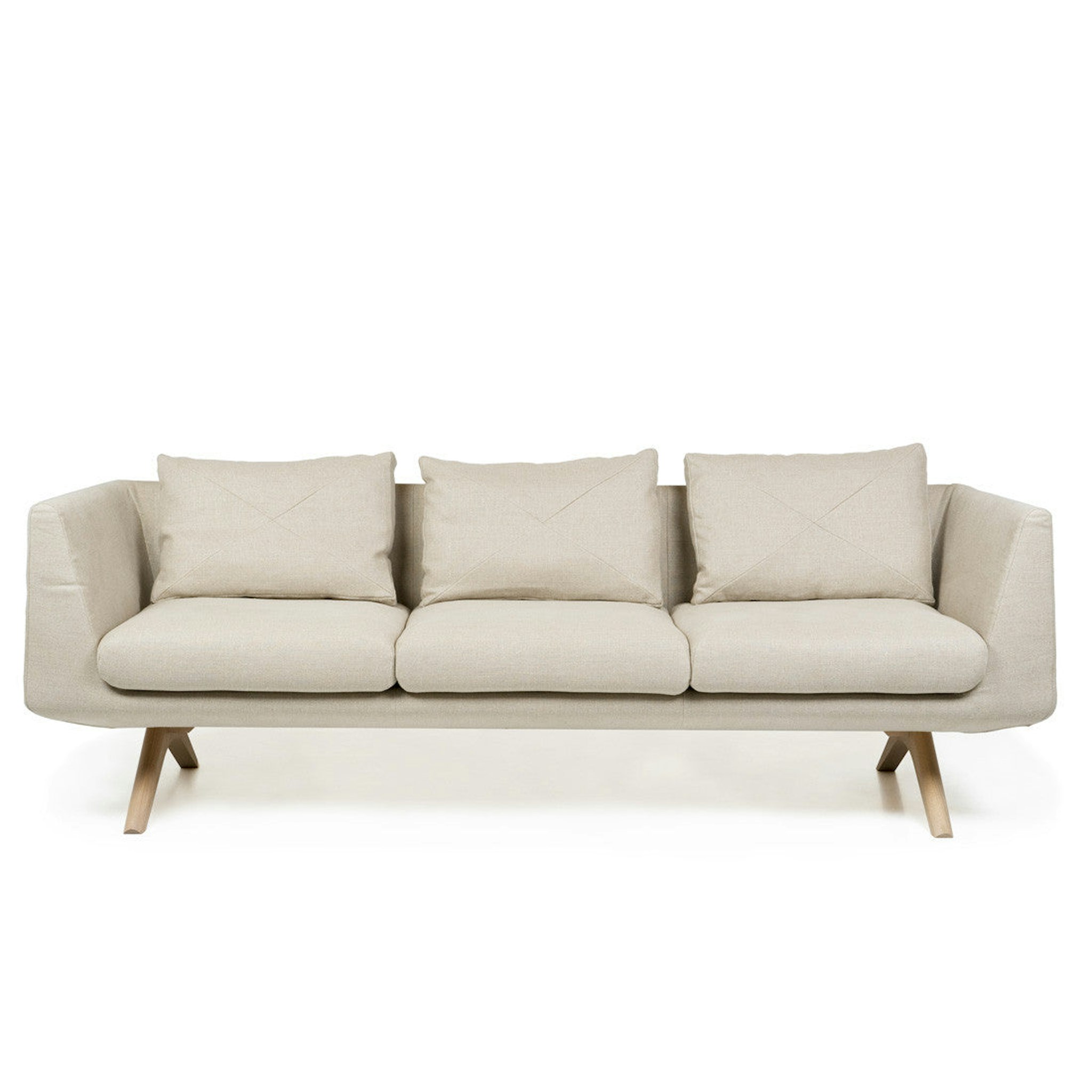 Hepburn Fixed Three Seater Sofa by Matthew Hilton