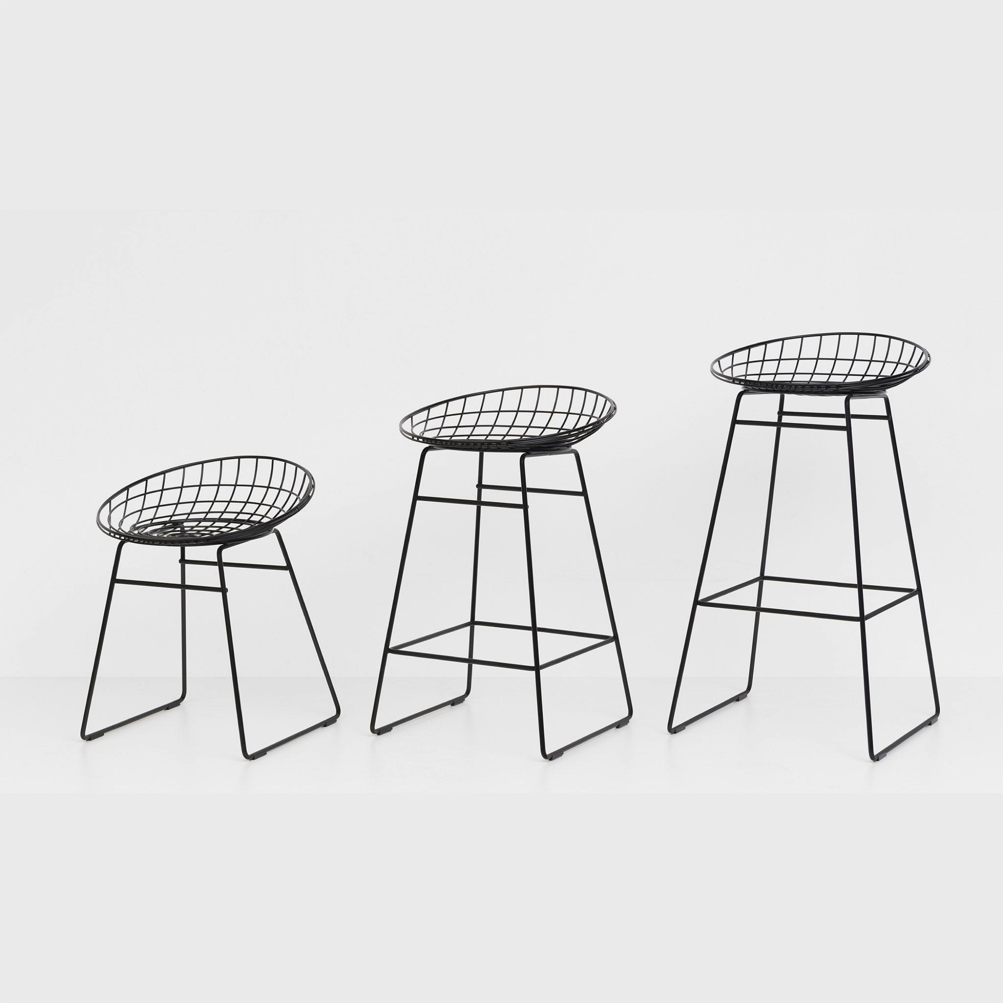 Wire Stool by Pastoe