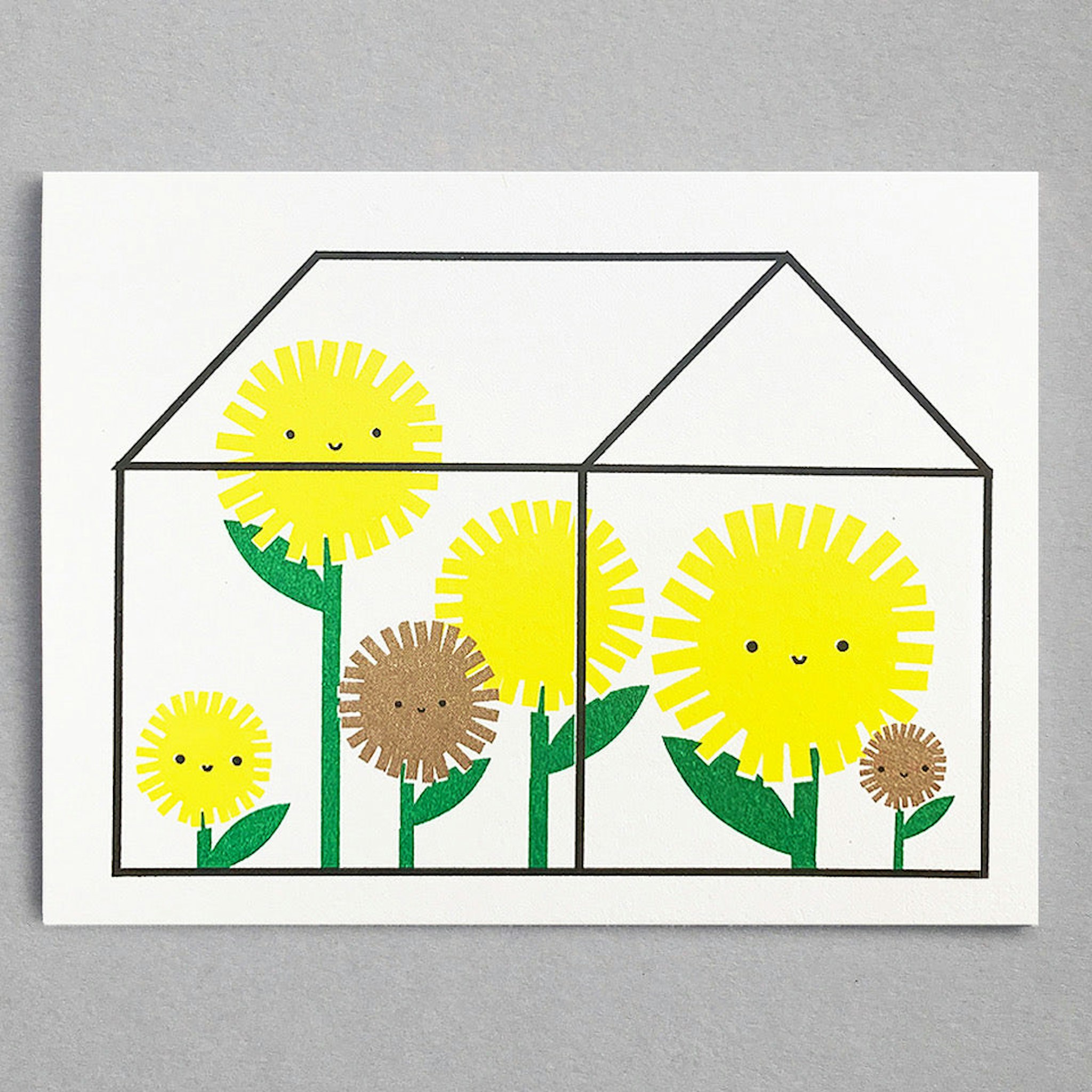 Sunflower House Mini Card by Scout Editions
