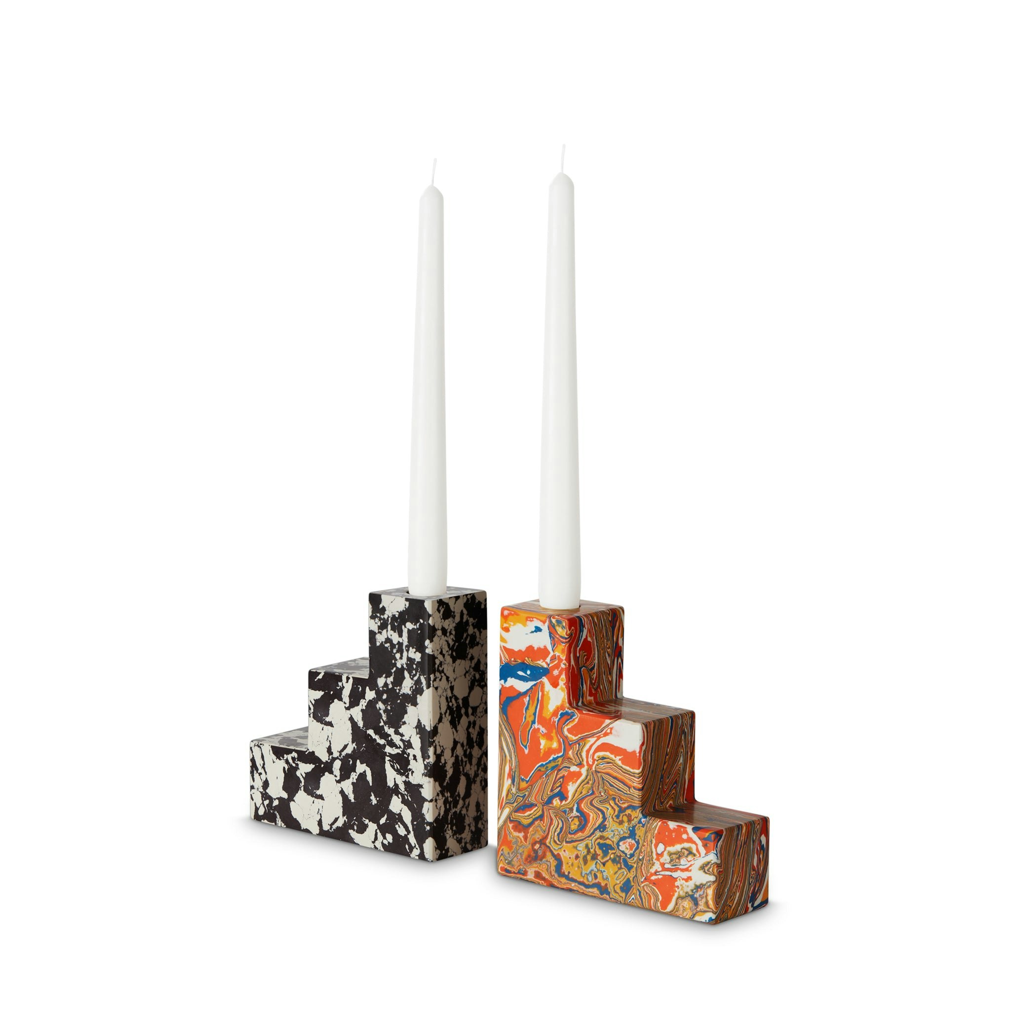 Swirl Stepped Bookends Set of 2 by Tom Dixon