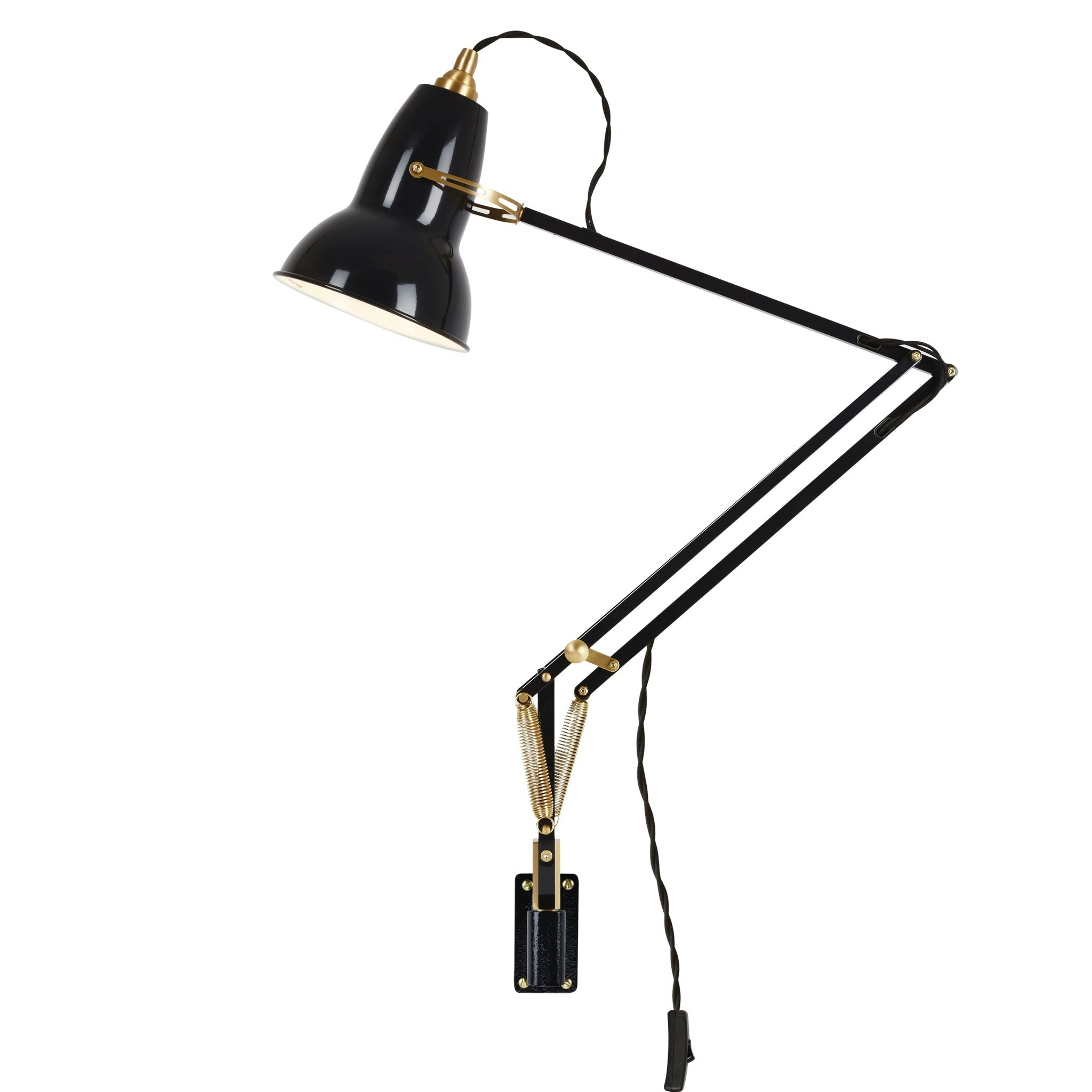 Original 1227 Brass Wall Mounted Lamp by Anglepoise