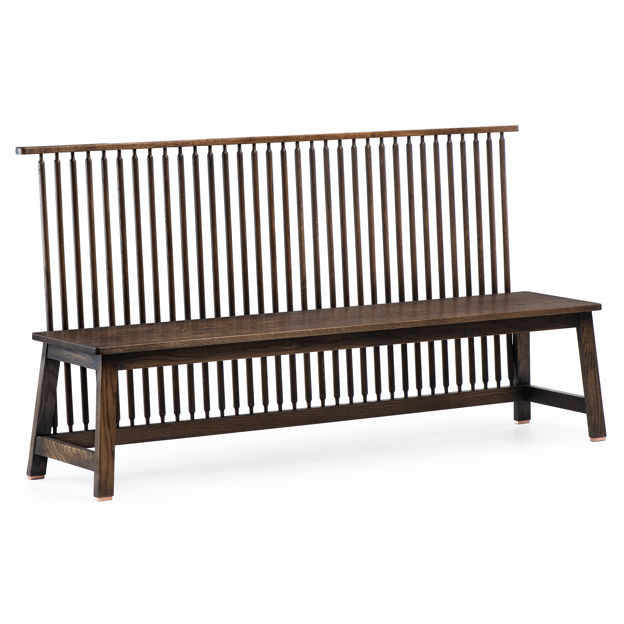 444 3-Seater Bench with Back by Ilse Crawford