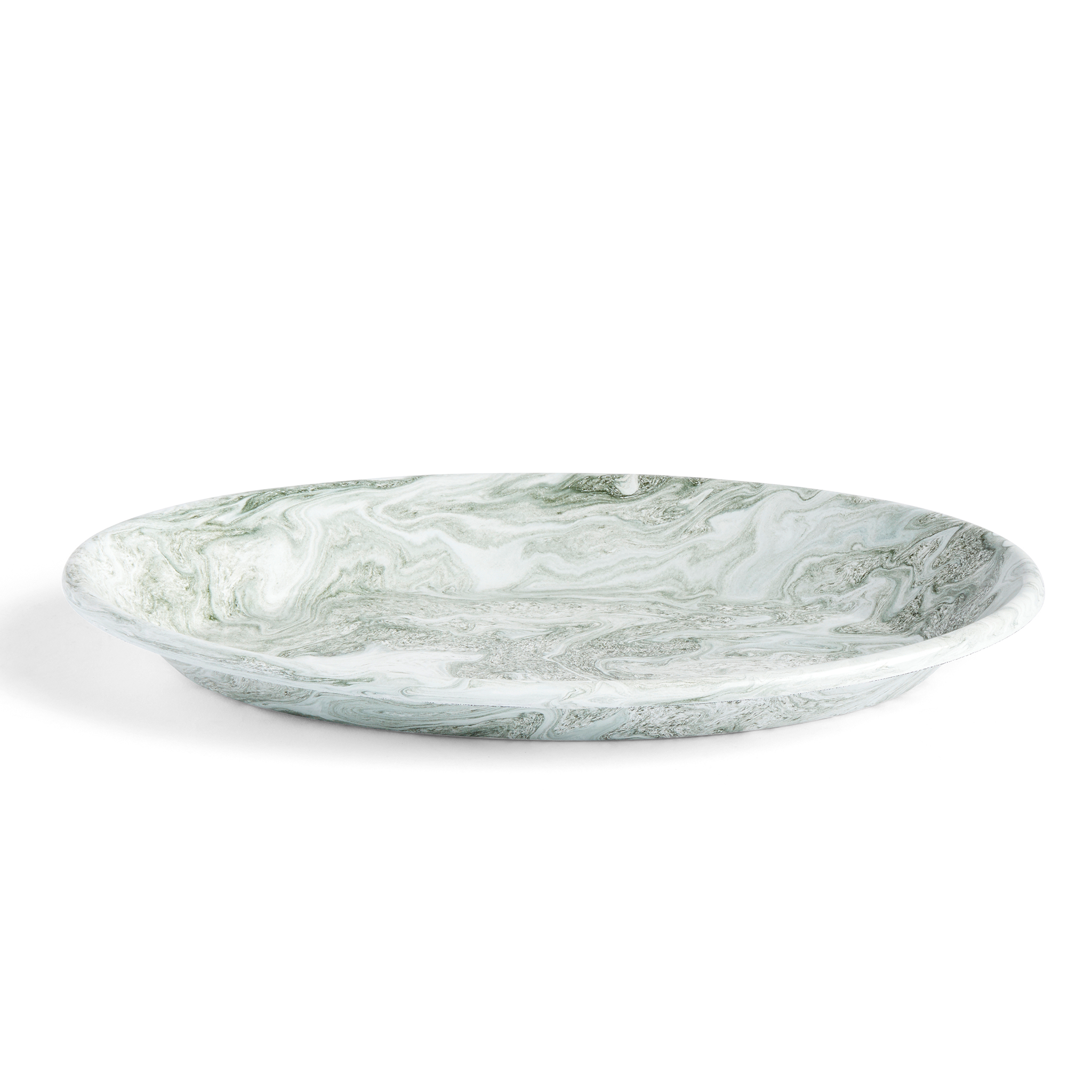 Soft Ice Oval Dish by Hay