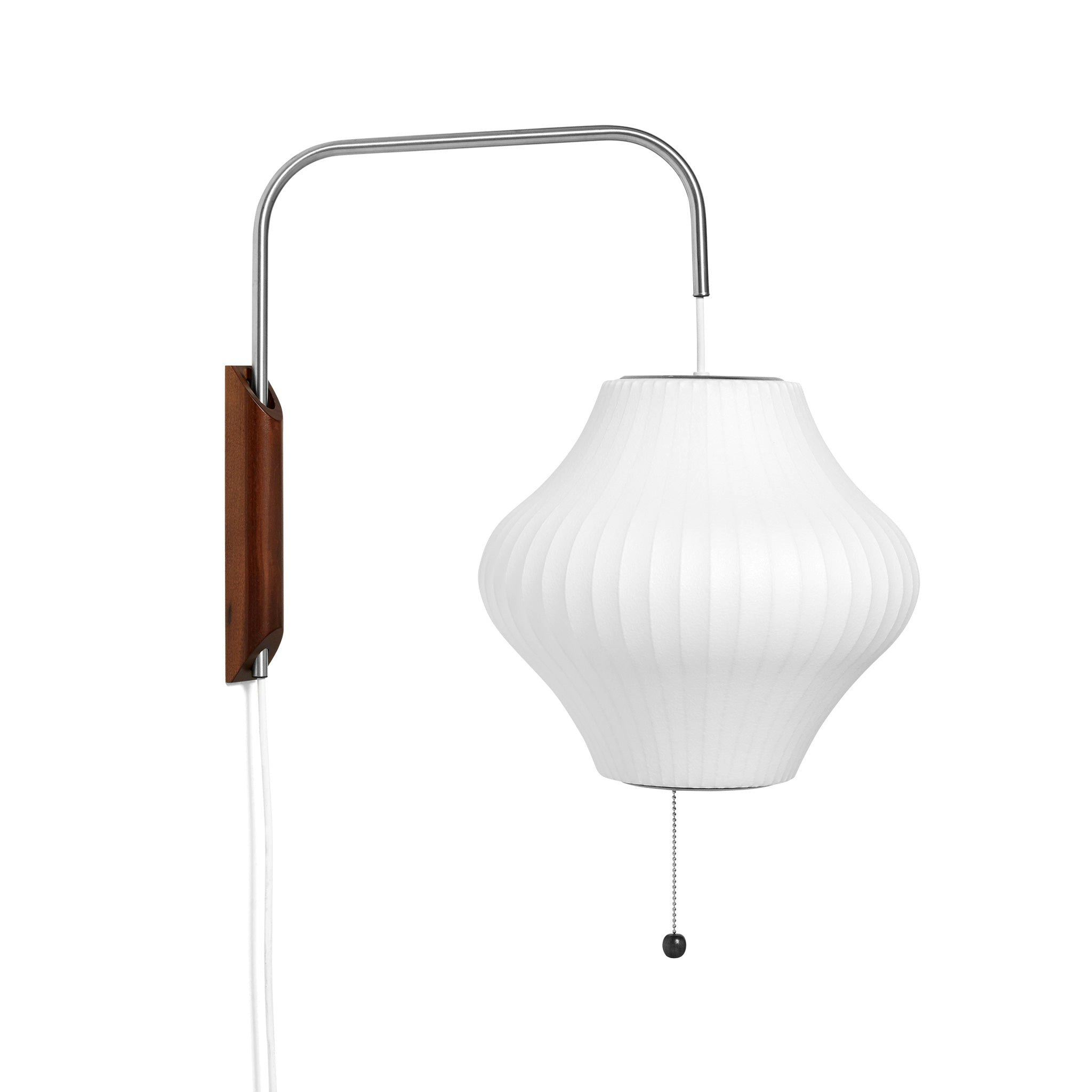 Nelson Pear Wall Sconce Cabled by Herman Miller for Hay