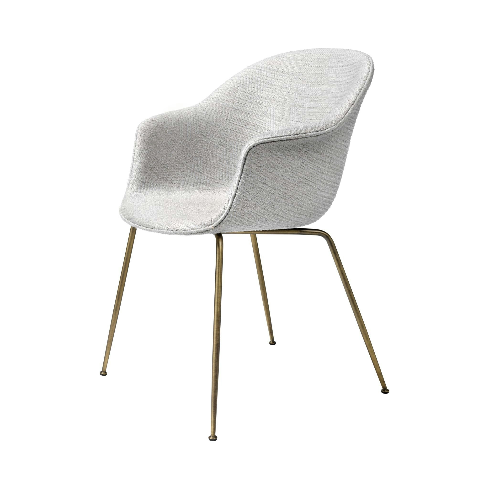 Bat Dining Chair Conic Base Upholstered by Gubi
