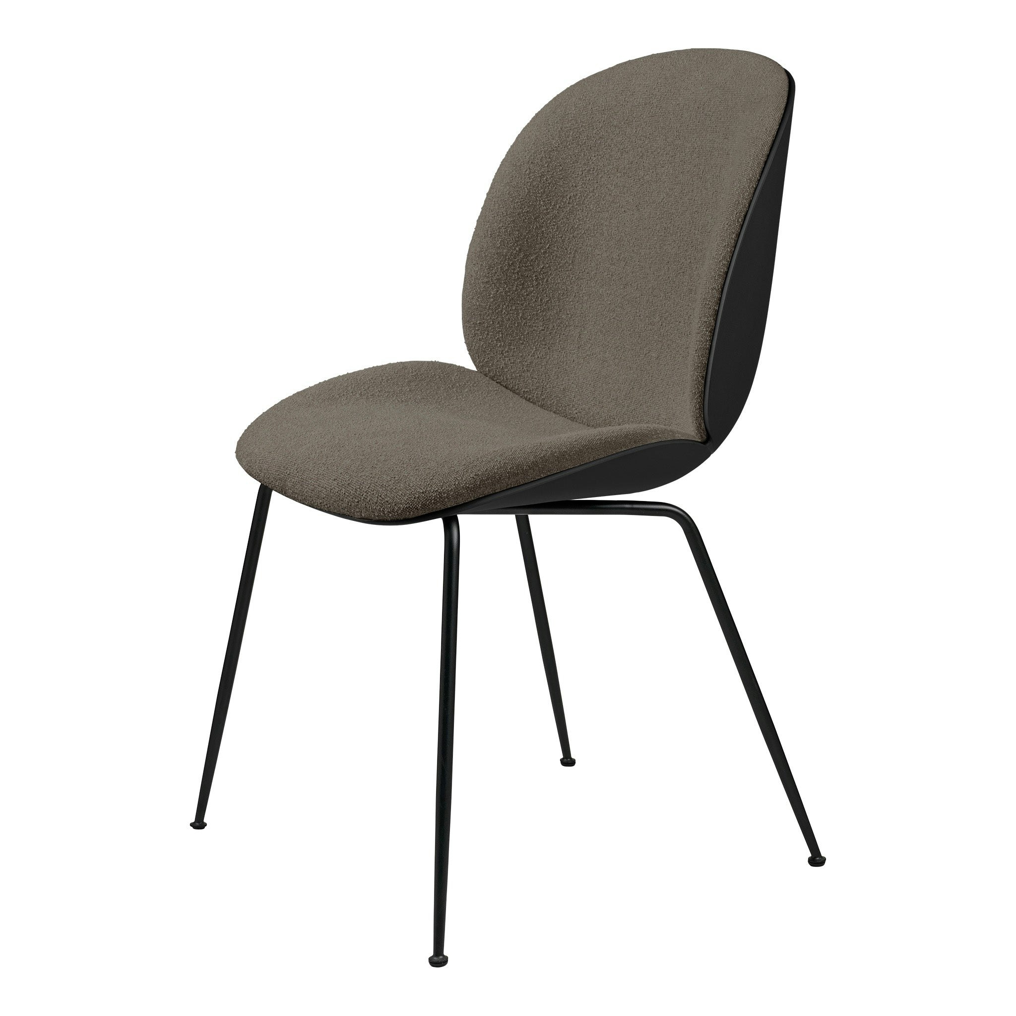 Beetle Dining Chair Conic Base Front Upholstered by Gubi