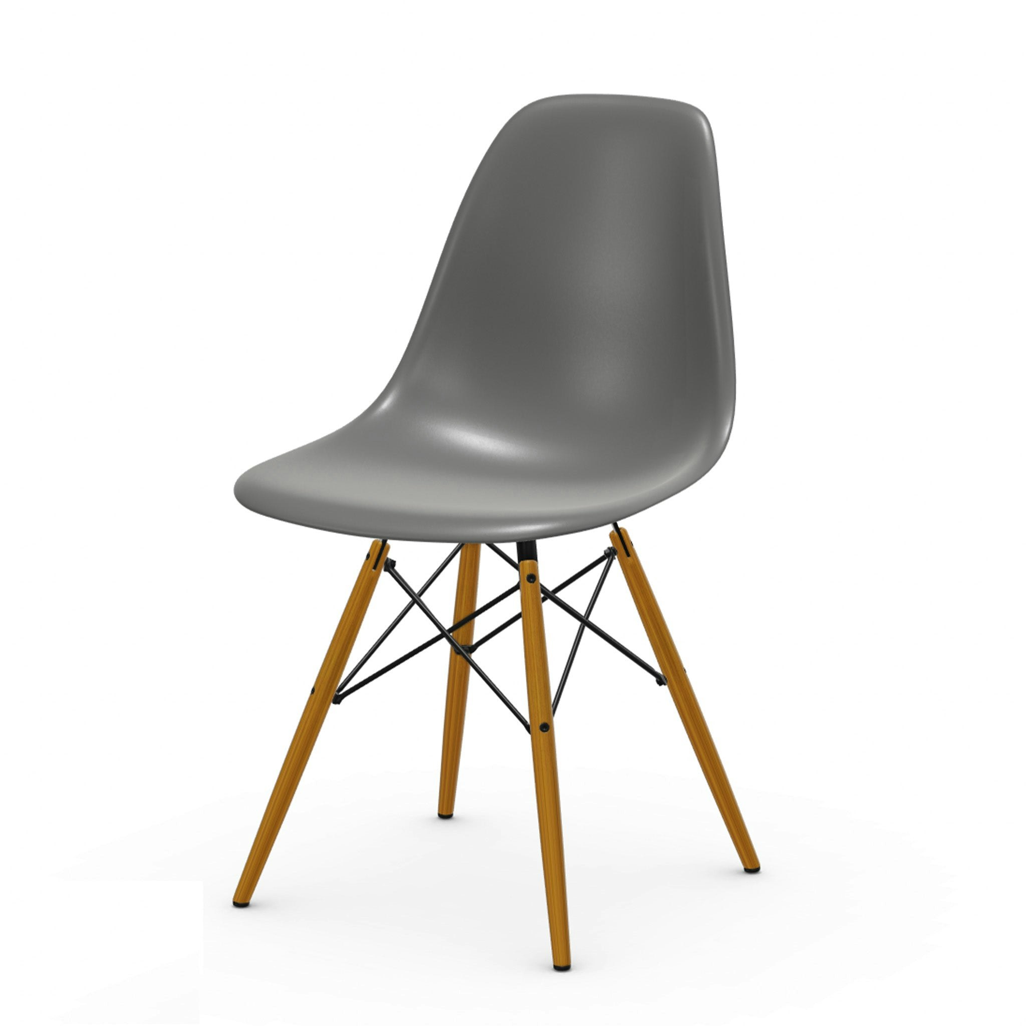 Clearance DSW Chair / Granite Grey / Honey Toned Ash by Vitra