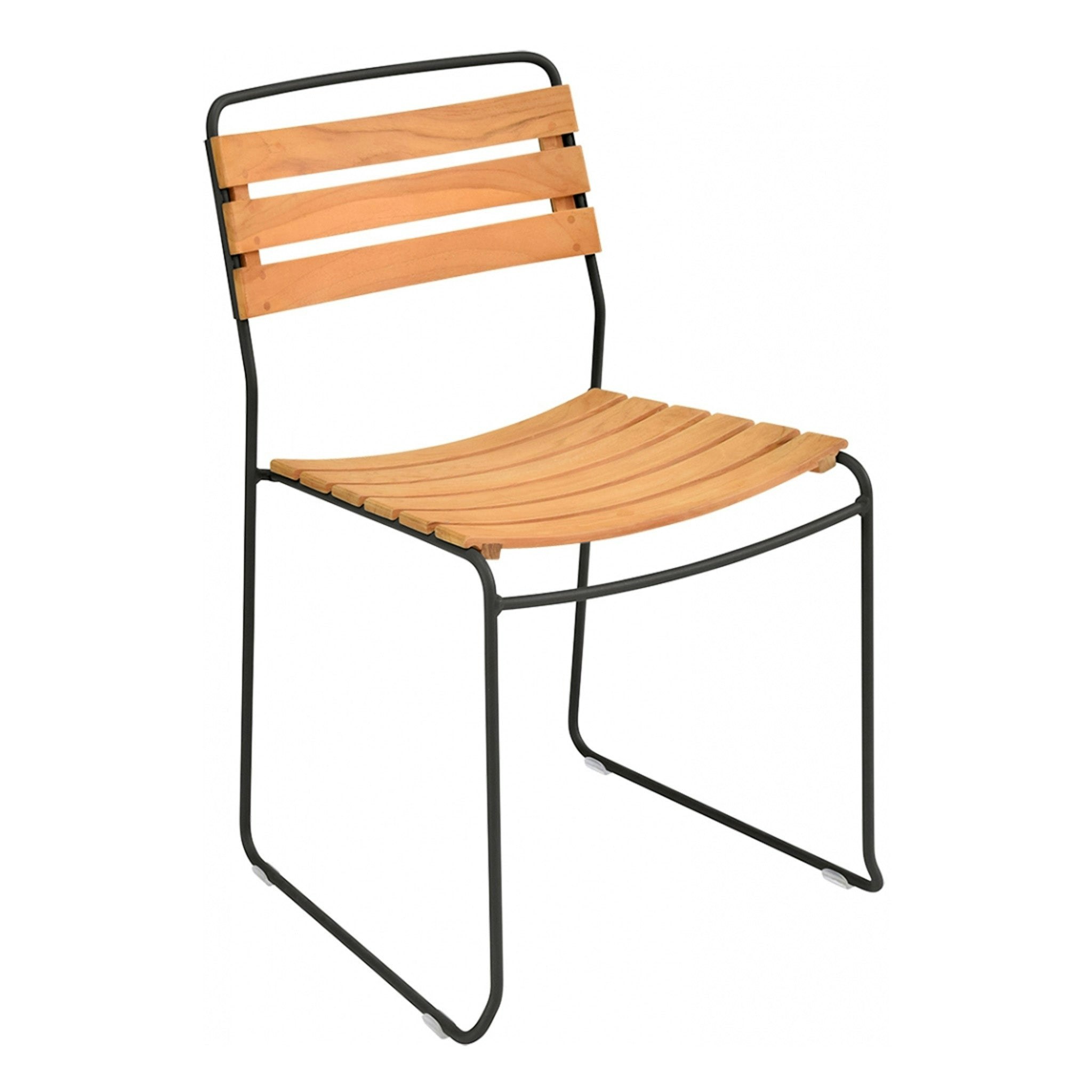 Clearance Surprising Teak Chair / Storm Grey by Fermob