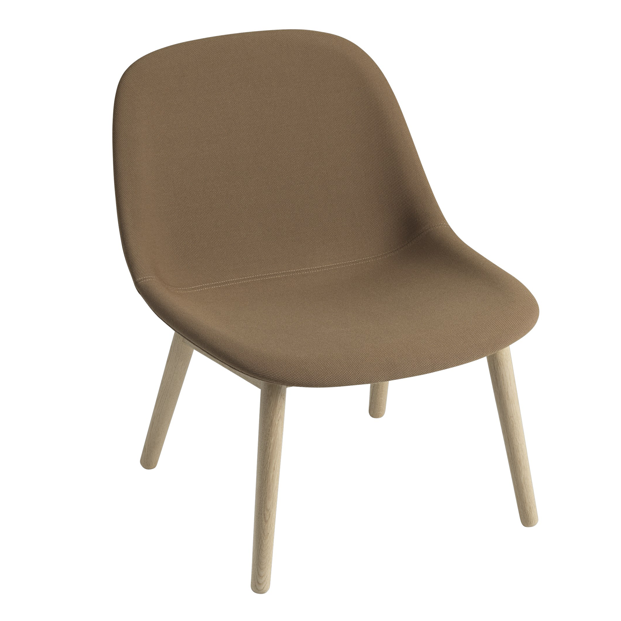 Fiber Lounge Chair Wood Base by Muuto
