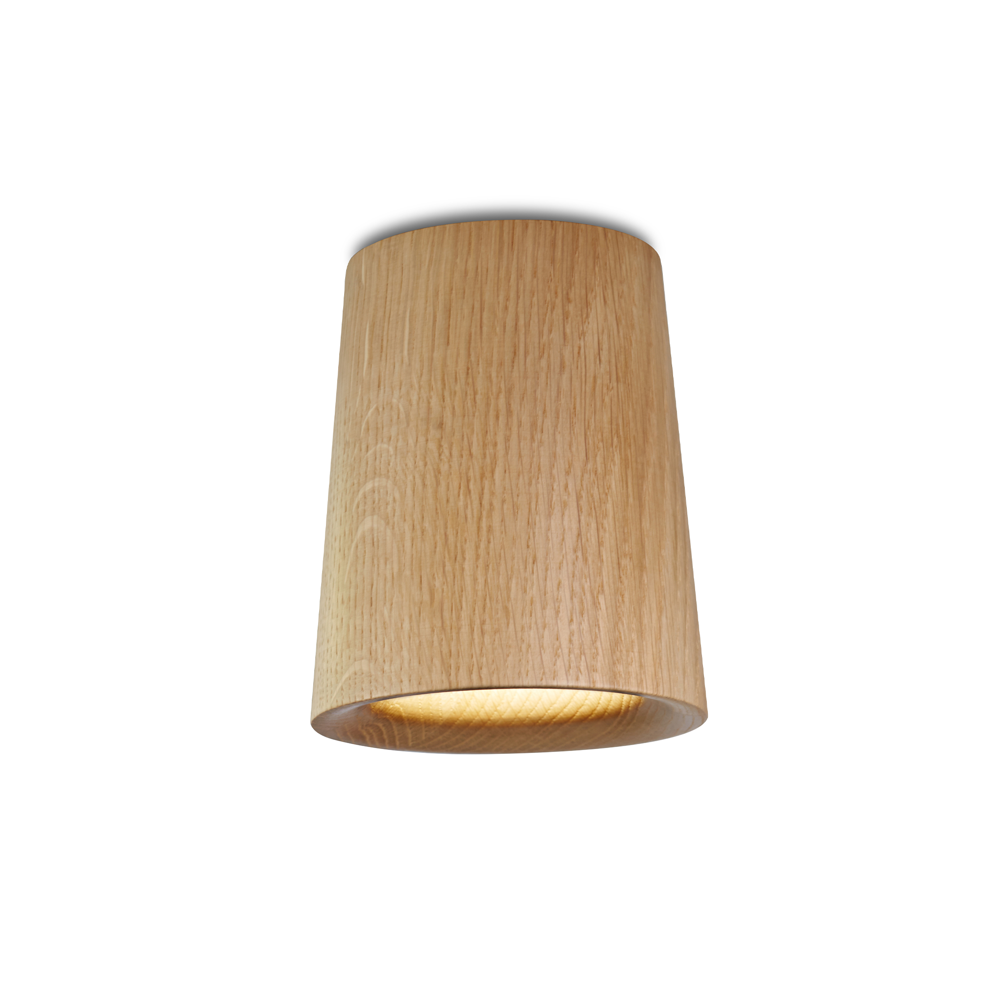 Solid Downlight Cone - Wood by Terence Woodgate