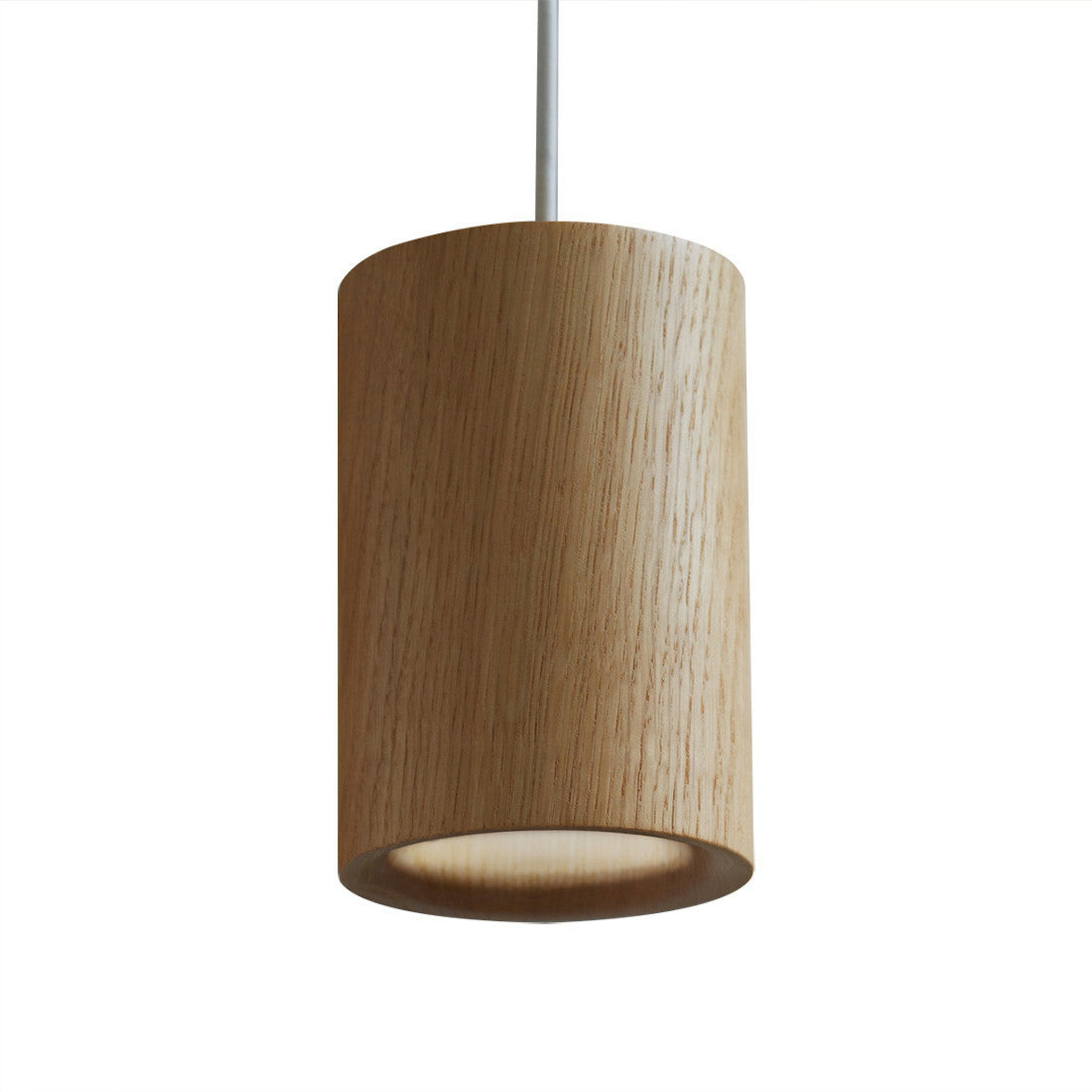 Solid Pendant Cylinder - Wood by Terence Woodgate