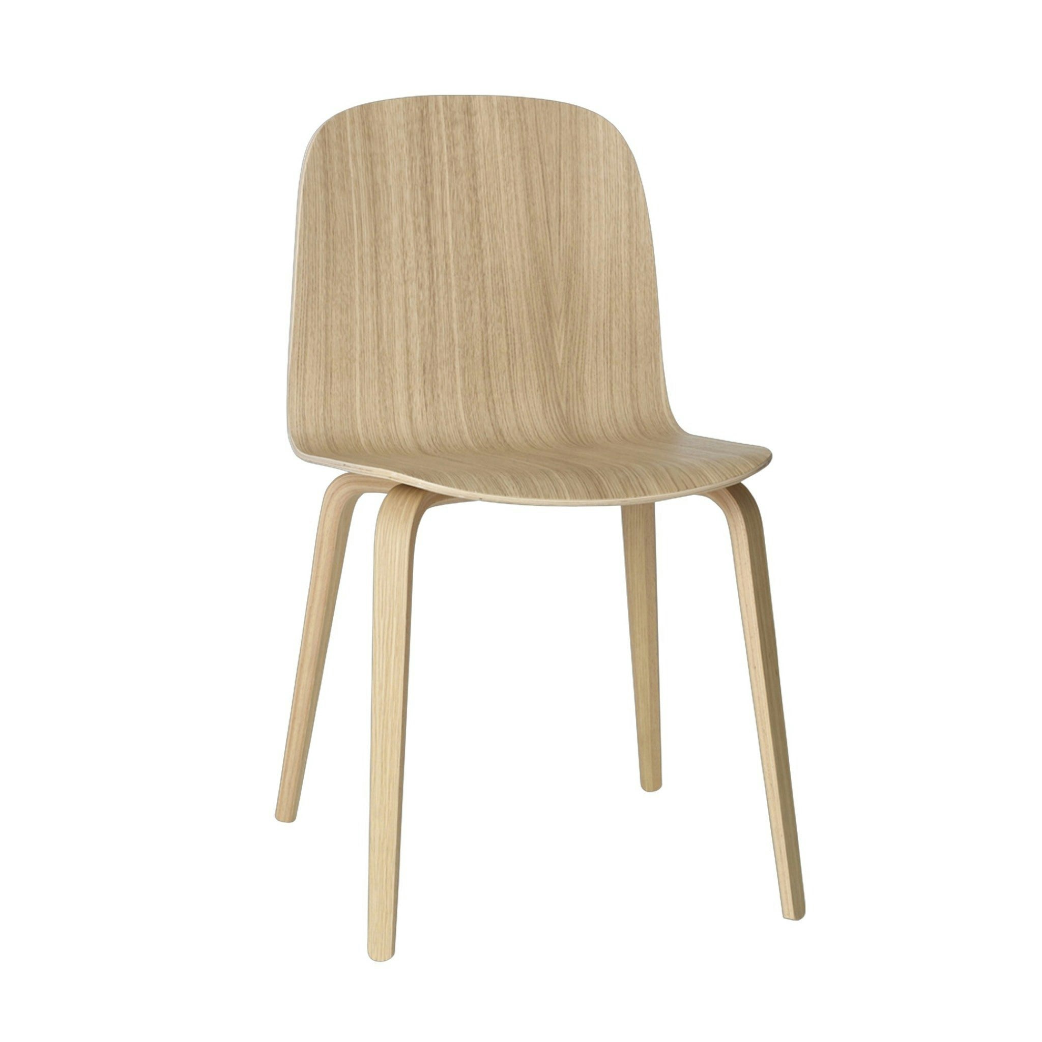 Visu Chair Wooden Frame by Muuto